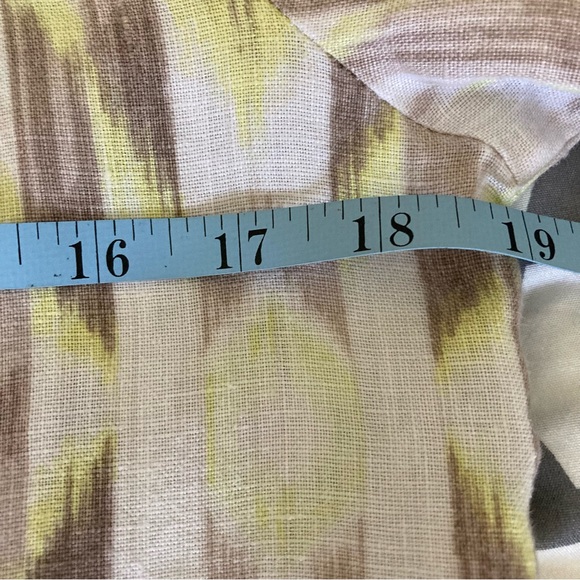 J M Collection Petite Linen Blouse Size 6P - Picture 10 of 12